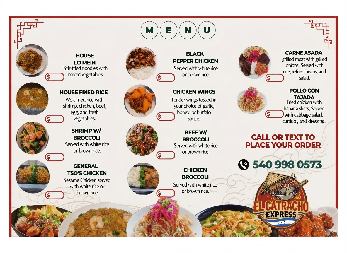 El Catracho Express menu